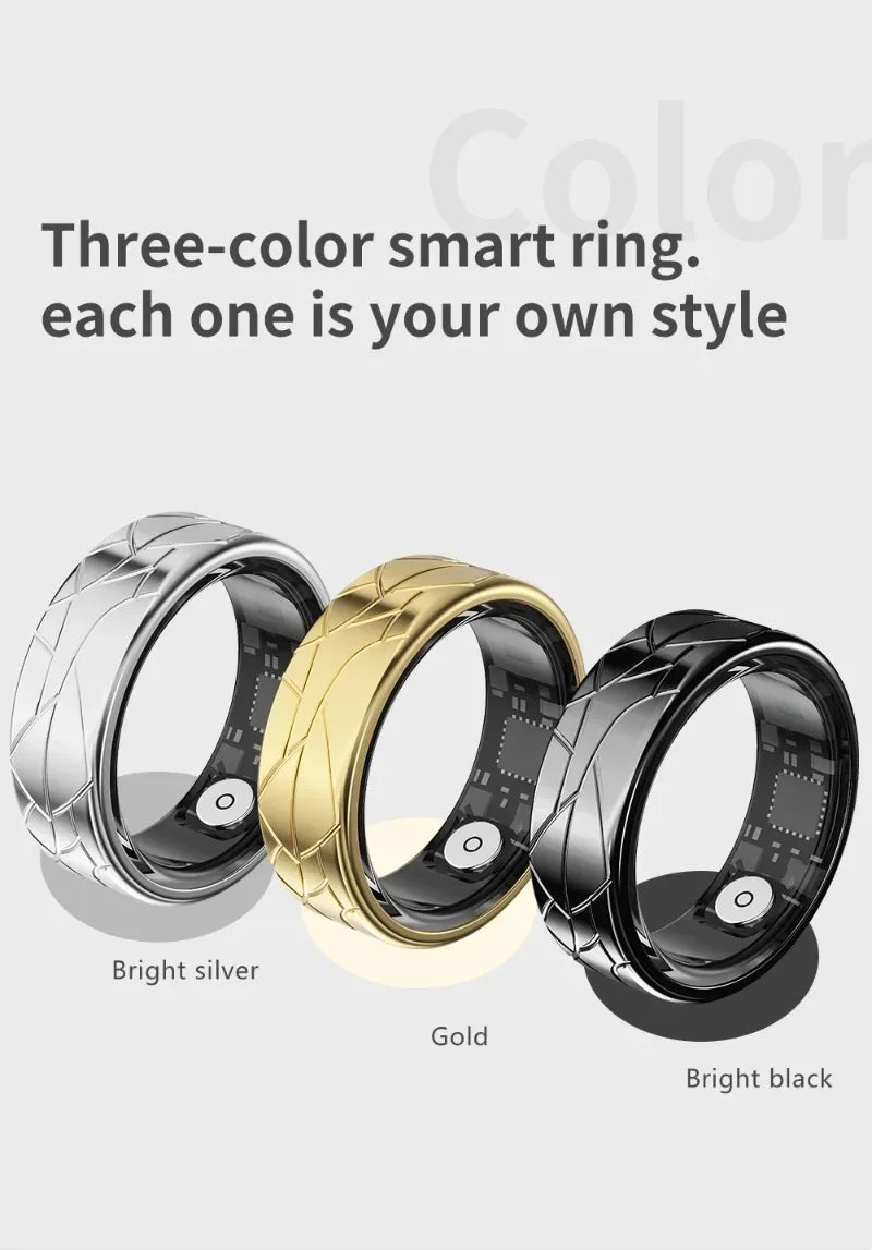 Titan Smart Ring – Precision Health Tracking in a Bold Textured Design
