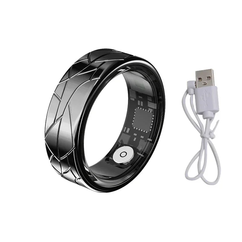 Titan Smart Ring – Precision Health Tracking in a Bold Textured Design