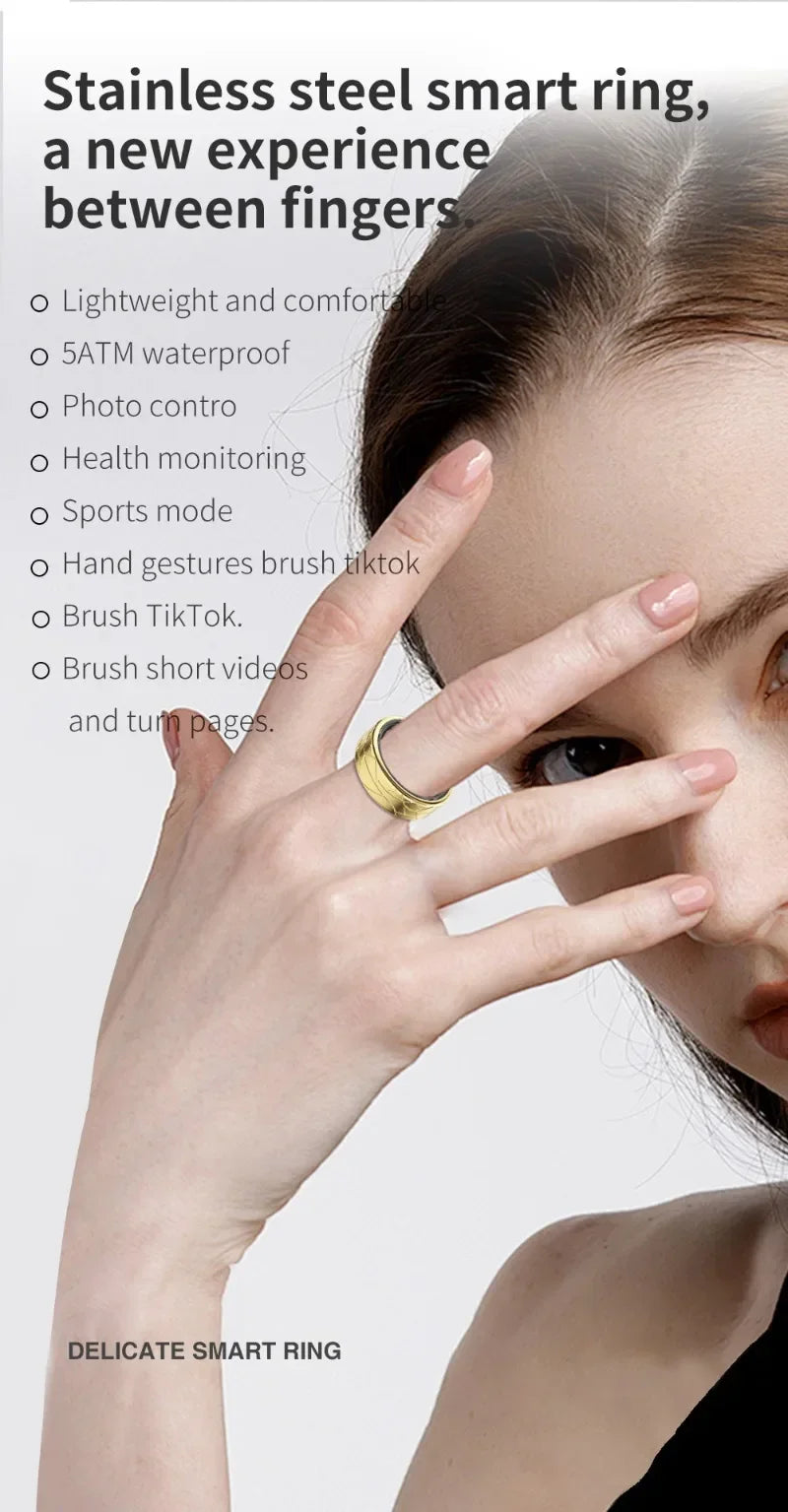 Titan Smart Ring – Precision Health Tracking in a Bold Textured Design