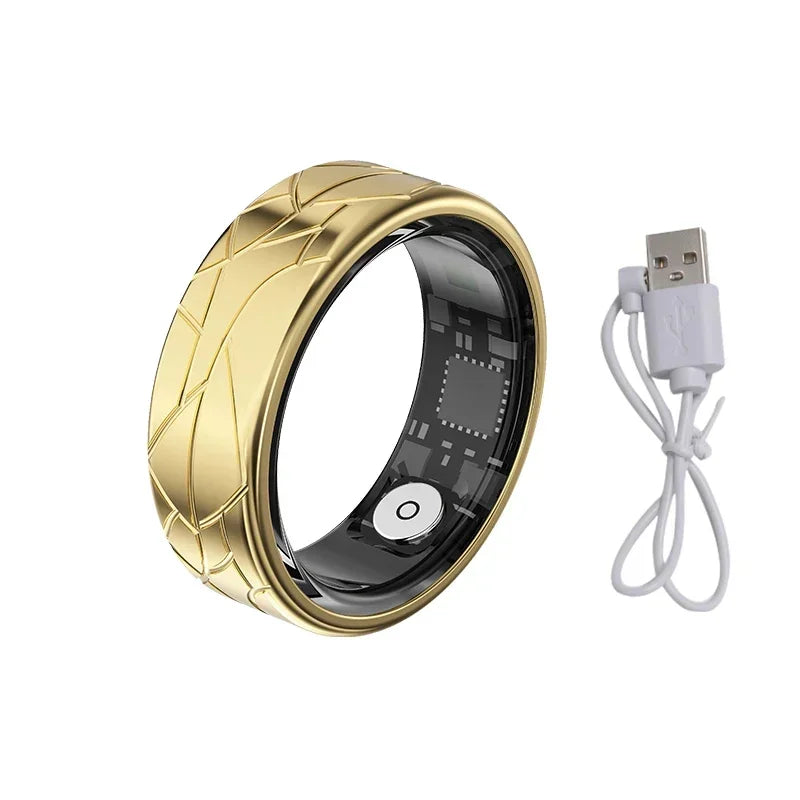 Titan Smart Ring – Precision Health Tracking in a Bold Textured Design